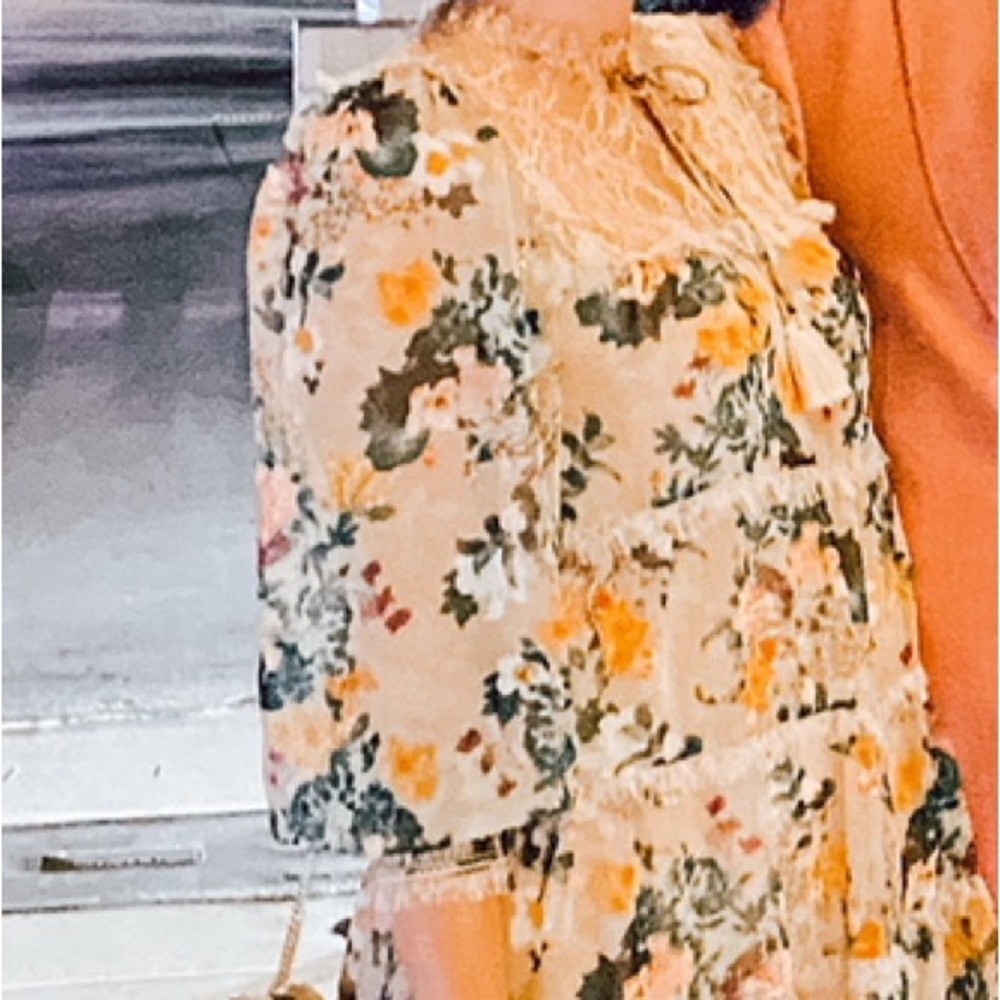 Alice + Olivia Floral Lace Mini Dress - Picture 11 of 11